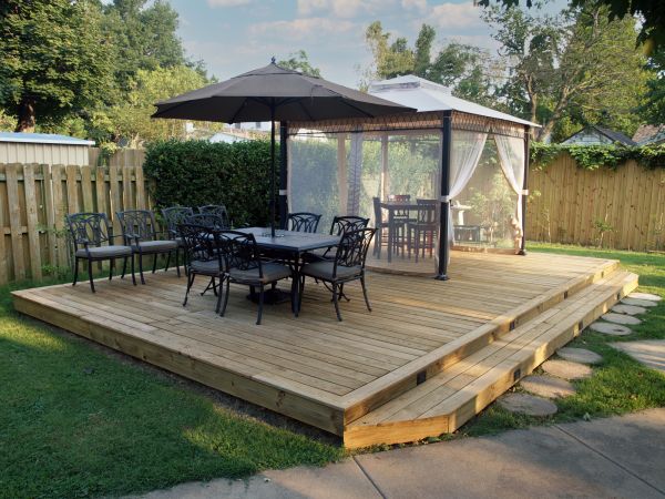 Backyard Deck Installation in Saint Peters