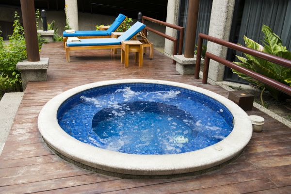 Hot Tub Deck Construction in Saint Peters