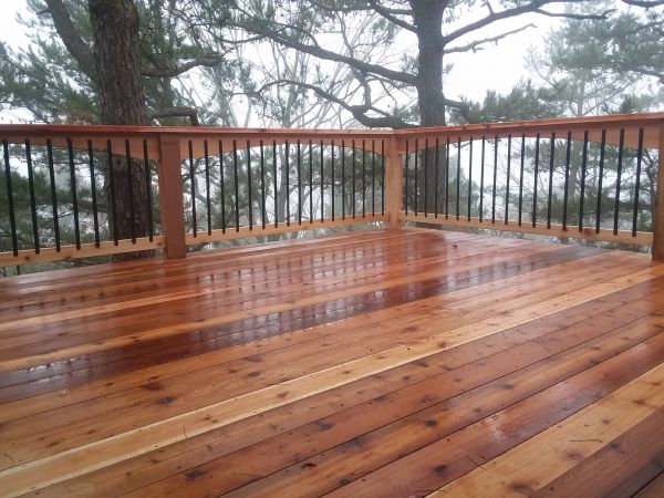 Cedar Deck Repair in Saint Peters