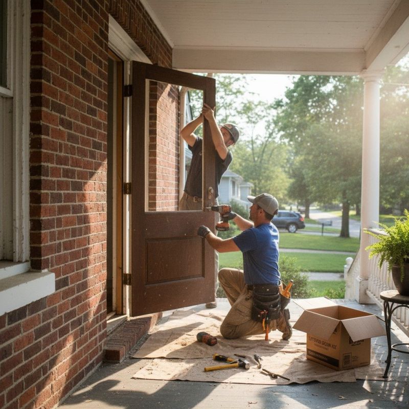 Covered Porch Installation